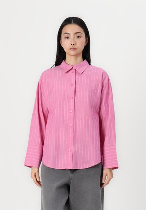 POPLIN  - Gombos blúz - pink