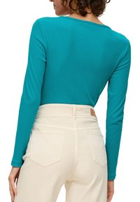 s.Oliver MIT KNOPFLEISTE - Longsleeve - türkis