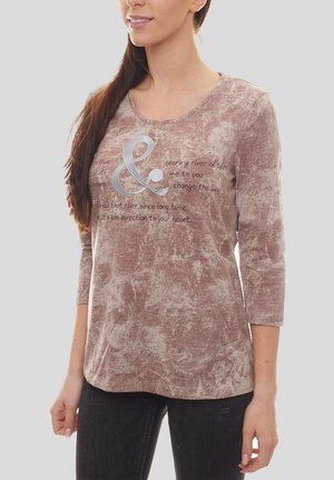 3/4-ARM WEICHES STATEMENT - Long sleeved top - altrosa