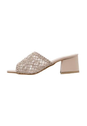 Escarpins Amalfi By Rangoni Cesare - Cuir Rose Craquelé - Taille 9 US - Slingback Talon Moyen