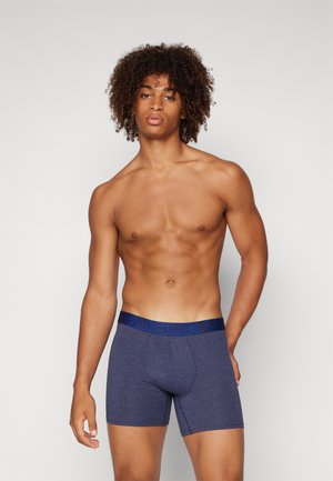 UNDERWEAR PERFORMANCE SOLID 3 PACK - Boxerkalsong - midnight/navy/heather