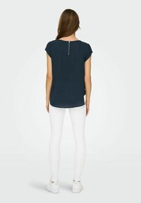 ONLY VIC S/S SOLID NOOS PTM - T-shirts basic - mood indigo
