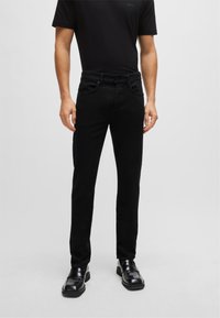 BOSS - Jeans slim fit - black Miniatyrbild 1