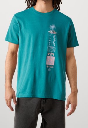 T-shirt med print - blue