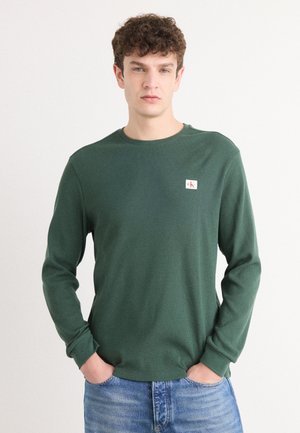 BADGE TEE - Longsleeve - sycamore