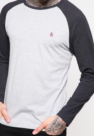T-shirt à manches longues - mottled grey