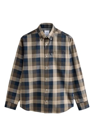 Next EASY IRON BUTTON DOWN OXFORD - Skjorter - navy neutral check