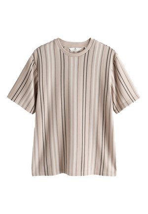 Next, REGULAR FIT - VERTICAL STRIPE T-SHIRT - T-shirt imprimé - new neutral