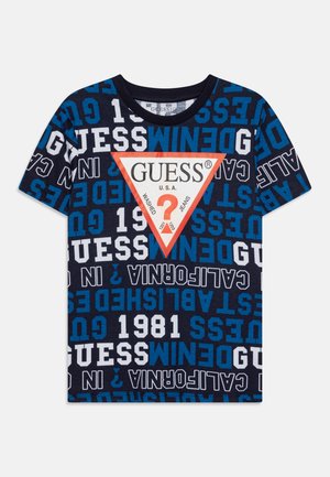 Guess JUNIOR BOY  - Marškinėliai su spaudiniu - blue