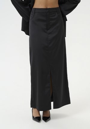 YACMINE - Maxi skirt - black