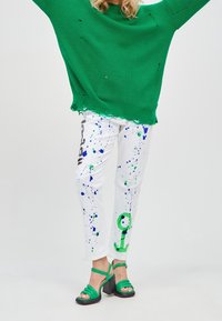 Cesare Gaspari Stickad tröja - green