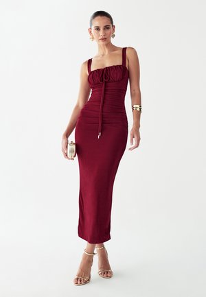 WOODS - Šaty do práce - burgundy