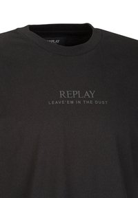 Replay T-shirt con stampa - black