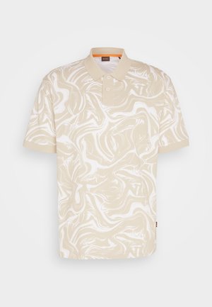 BOSS ALLOVER OCEAN - Poloshirt - natural