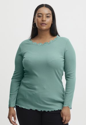 FPZAMOND TEE 1 - Majica z dolgimi rokavi - bristol blue