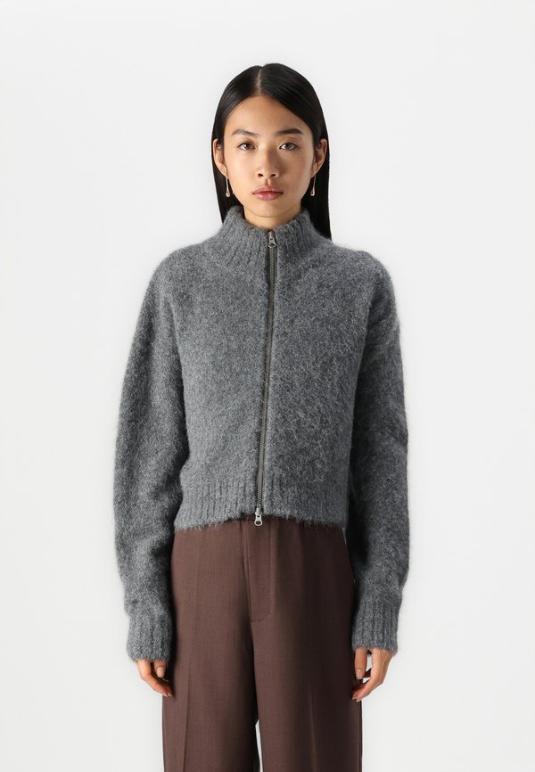 JEANNE - Cardigan - iron gate