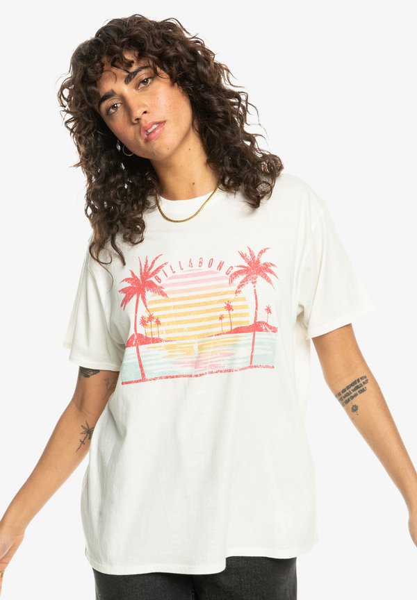 GOLDEN ISLAND - Print T-shirt - salt crystal