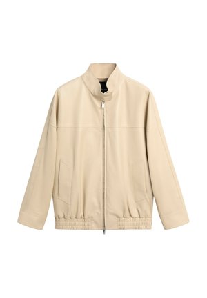 Massimo Dutti, Læderjakker - beige