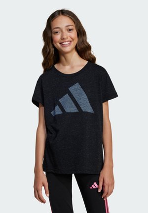 ESSENTIALS KIDS - T-shirt imprimé - black white