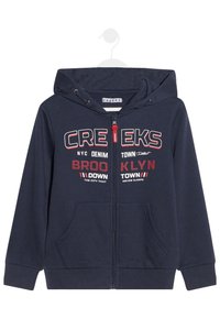 Creeks - Felpa con zip - navy blue Immagine in miniatura 1