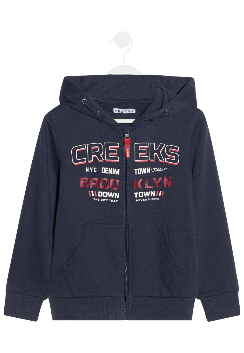 Creeks - Felpa con zip - navy blue, Ingrandire