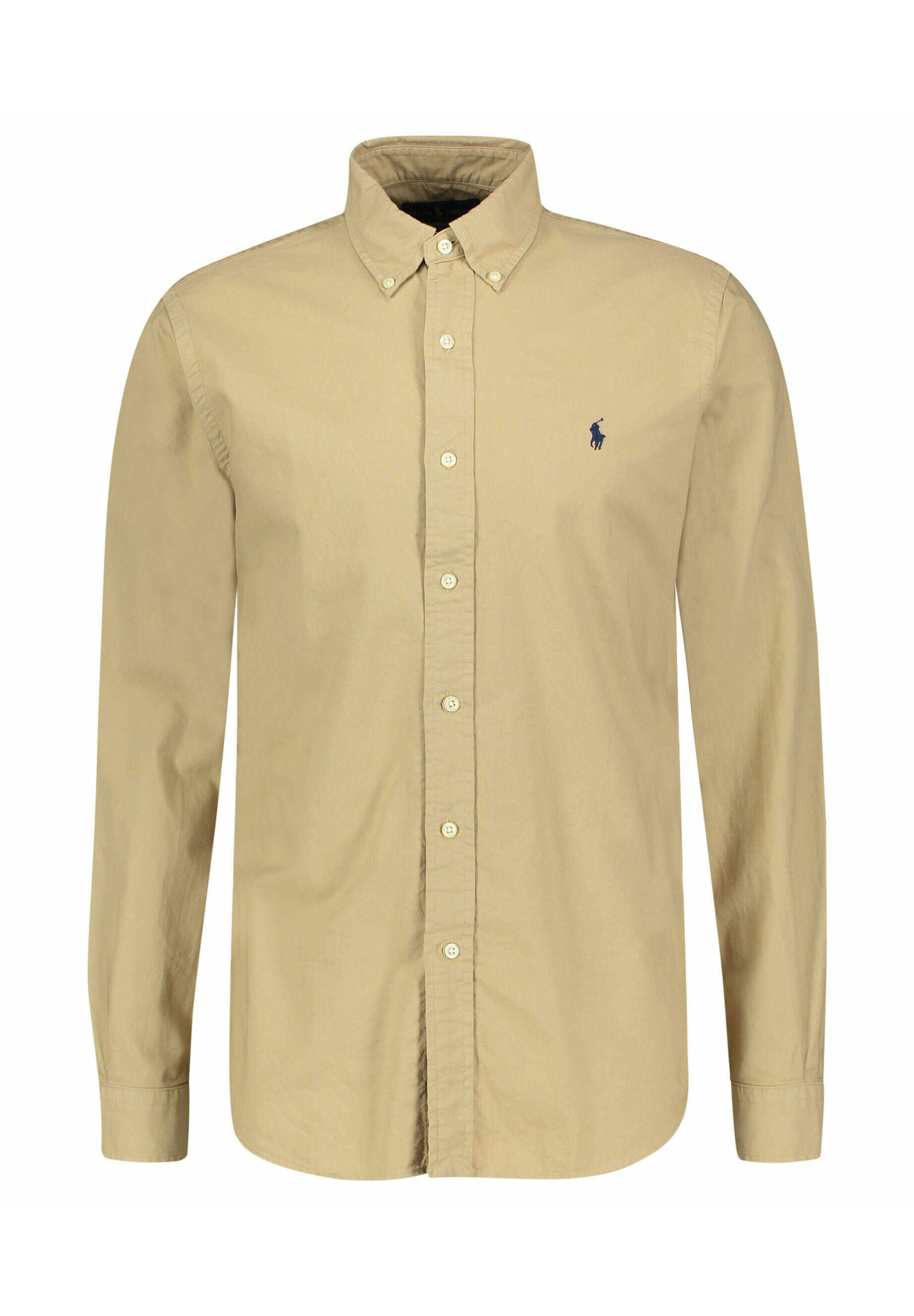 Polo Ralph Lauren CUSTOM FIT OXFORD SHIRT - Chemise - beige - ZALANDO.FR