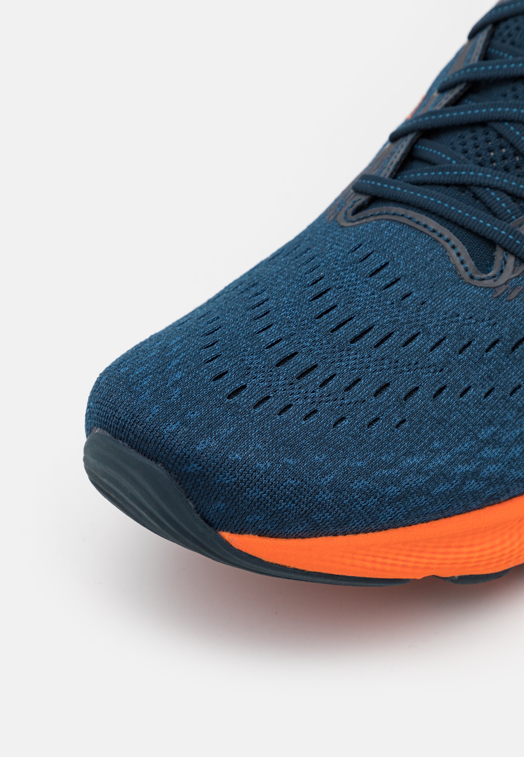 ASICS GEL NIMBUS 24 - Hardloopschoenen neutraal - french blue/shocking  orange/donkerblauw - Zalando.nl