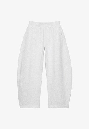 PULL&BEAR, BARREL FIT - TRACKSUIT TROUSERS - Pantalon de survêtement - light grey
