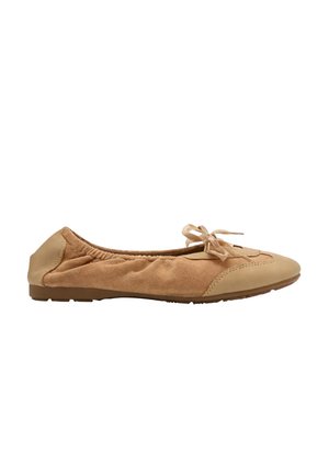 Super Mode, BALLERINES  AVEC LACETS - Ballerines - camel sable