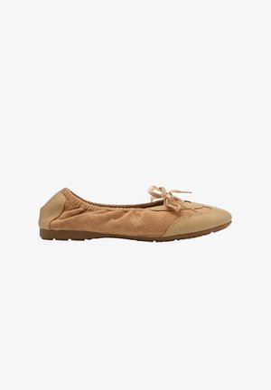 Super Mode, BALLERINES AVEC LACETS - Ballerines - camel sable