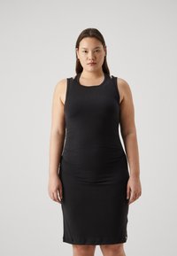 Calvin Klein Jeans Plus - PLUS LAYERED TANK DRESS - Haljina od žerseja - black Minijatura 1