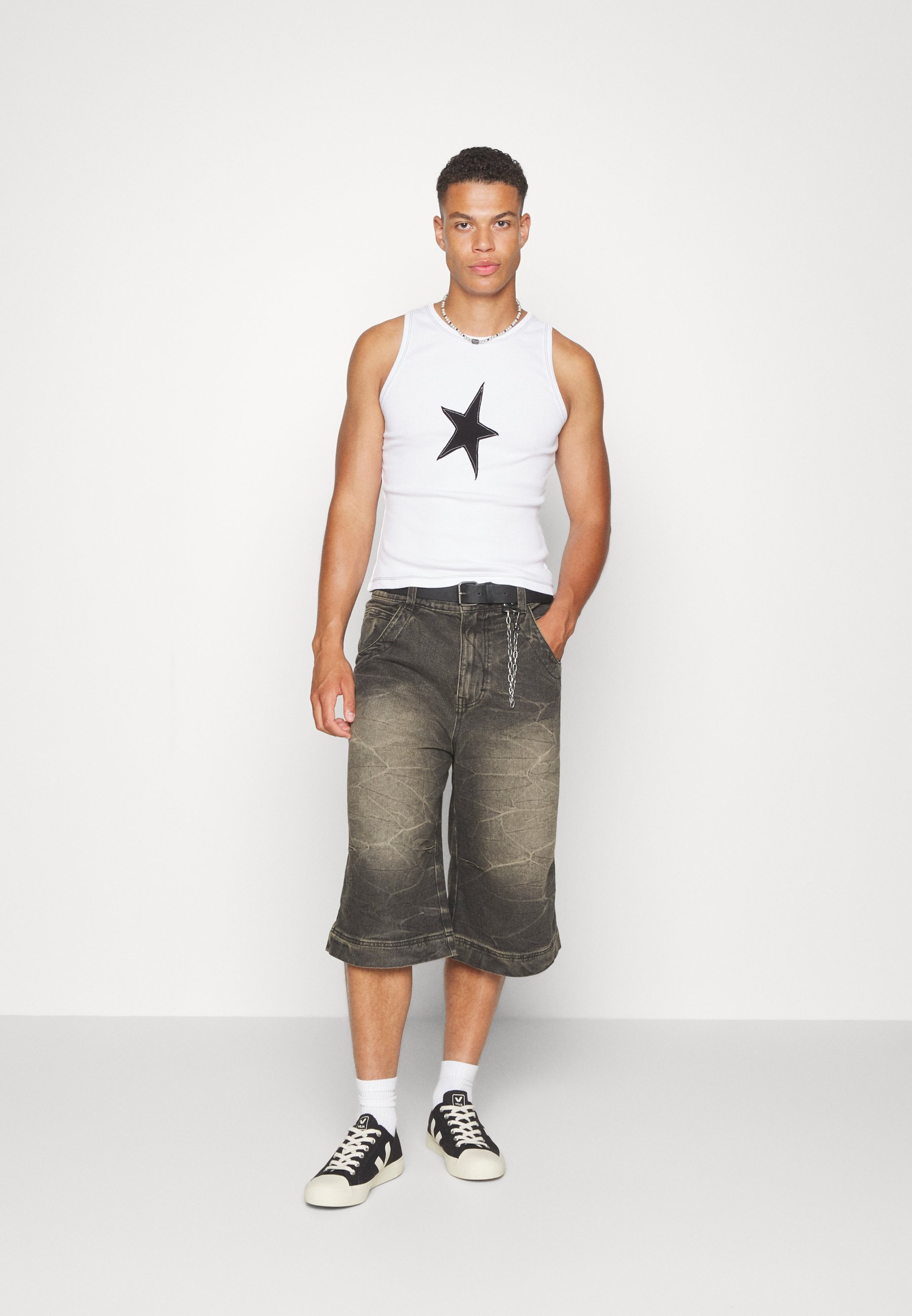 Jaded London LA STAR APPLIQUE - Top - white - Zalando.co.uk