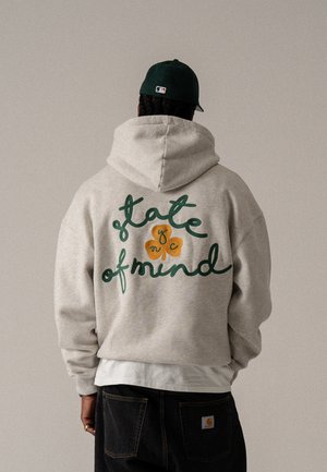 STATE OF MIND ZIP HOODY - Cipzáras pulóver - grey heather