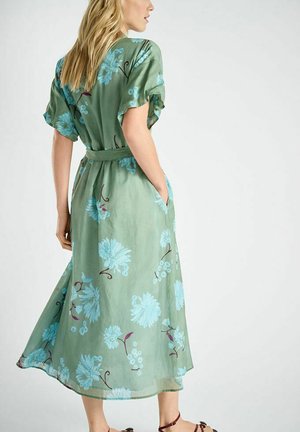 BEDRUCKTES KNIELANGES - Robe chemise - groen