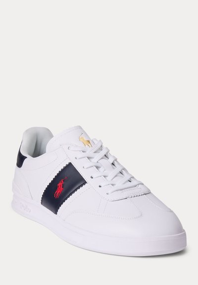 Polo Ralph Lauren HERITAGE AERA LEATHER SNEAKER UNISEX - Joggesko - white/navy/red