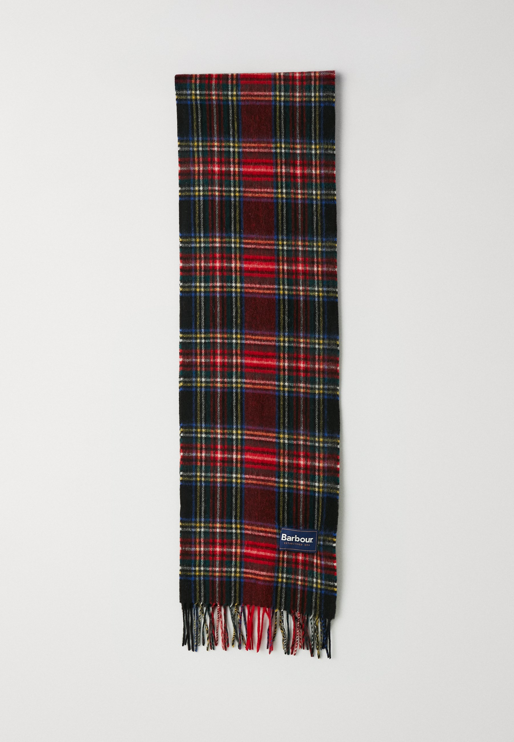 Barbour Sciarpa Lana Rossa Sciarpa Rosefield In Tartan Classic