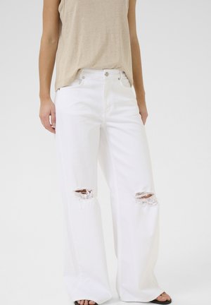 DANGOMW 131 HIGH X-WIDE - Stoffhose - white wash