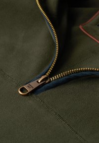 Superdry & Co ESTATE HALF ZIP - Fleece trui - surplus goods olive green