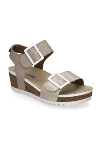Josef Seibel Sandály na platformě - creme kombi