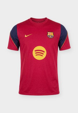 Nike Performance, FCB TOP - Αθλητικό μπλουζάκι - noble red/blackened blue/mineral yellow
