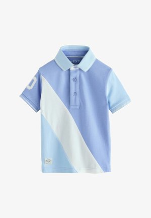 Next, REGULAR FIT - COLOURBLOCK SHORT SLEEVE - Polo - blue