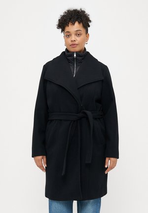 VMCAUTUMNCOLLAR COAT - Mantel - black