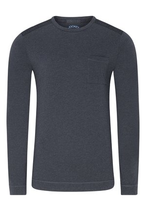 Jockey NIGHT AND DAY LONGSLEEVE - Pyjamashirt - dark navy melange