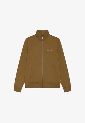 Les Deux, TRACK JACKET - Суитшърт с цип - rubber brown