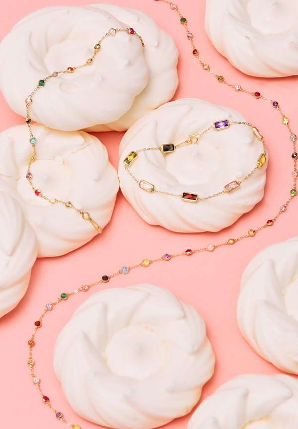 SOLID RAINBOW BAGUETTE GEMSTONE - Bracelet3