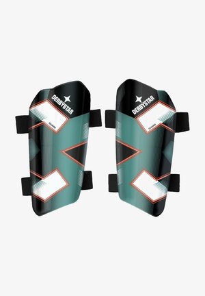 Derbystar Schienbeinschoner - tuerkisschwarzrot