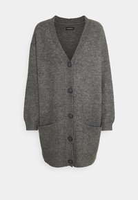 Even&Odd Chaqueta de punto - mottled dark grey