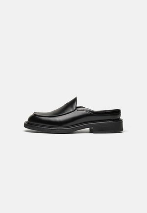 Filling Pieces, SQUARE MULE POLIDO - Slip-on sandaler - black