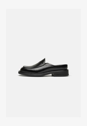 Filling Pieces, SQUARE MULE POLIDO - Slip-on sandaler - black