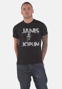 Paradiso Clothing JANIS JOPLIN SHEA STADIUM  - Print T-shirt - black